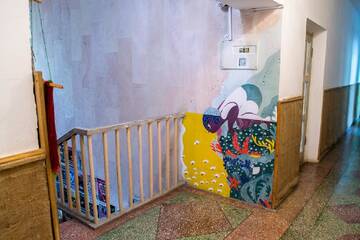 Фото номера Односпальная кровать в общем номере Хостелы Baron Munchausen Guest House г. Каменец-Подольский 5