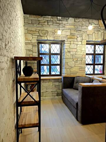 Фото номера Апартаменты с 1 спальней Апартаменты Luxury_loft г. Каменец-Подольский 12